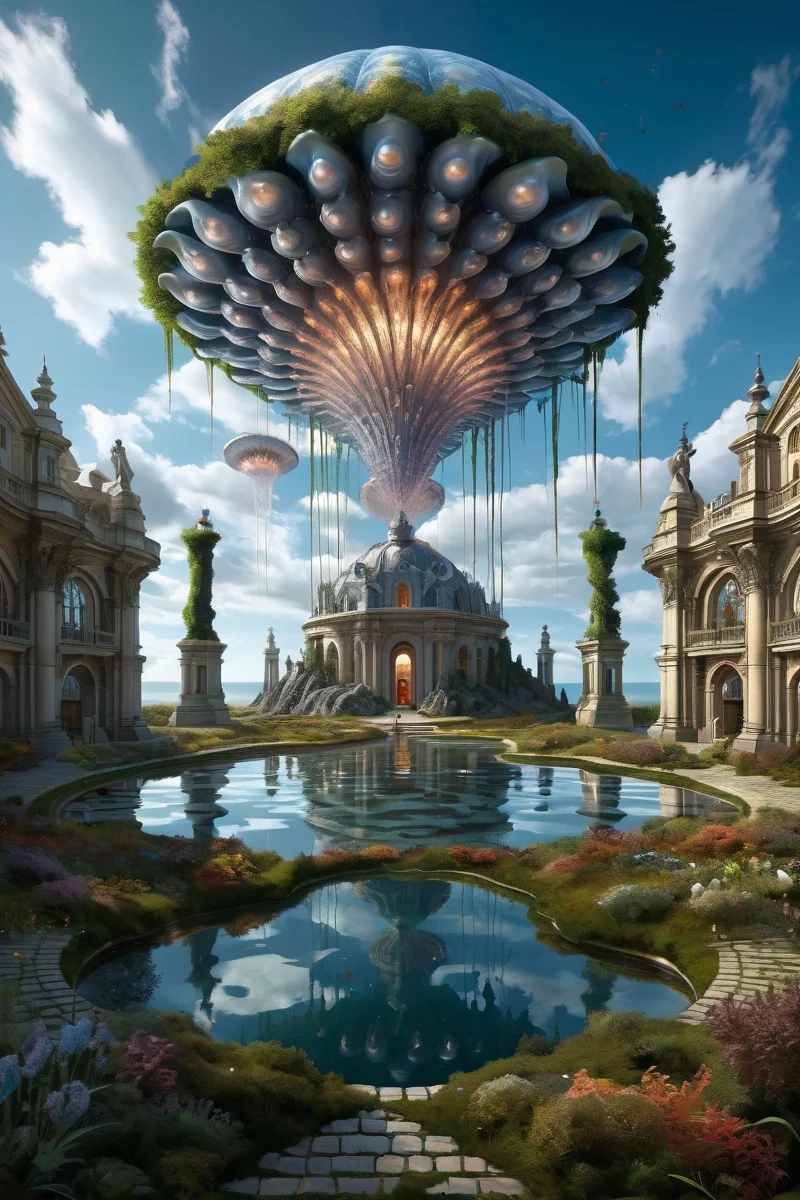 multiverse horizon lines where realities bleed through, visual paradoxes manifesting relativity-distorted perspective grids through temporal interference patterns, tidal forest ruins where salt-crystal murals record flood histories, the brackish waters hiding pearl-eyed oyster queens, cinematic view, epic sky, detailed, concept art, low angle, high detail, warm lighting, volumetric, godrays, vivid, beautiful, trending on artstation, by jordan grimmer, huge scene, grass, art greg rutkowski,
<lora:detailed_notrigger:0.7>, <lora:add-detail-xl:0.3>, oil painting art style from Renaissance period, masterful composition, Renaissance mood, renaissance oil painting, brush strokes, Baroque art style, dynamic composition, dramatic lighting, rich colors, intricate details, professional-grade execution, captures the grandeur and theatricality of the Baroque period