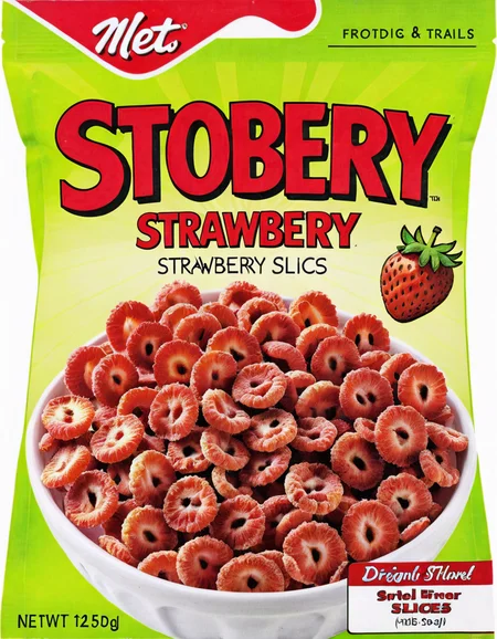 <lora:cereal_box_sdxl_v1:0.9> dried strawberry slices
