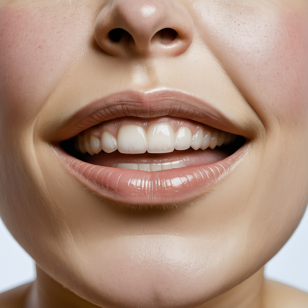 Ee mouth, woman <lora:Everly_Heights_Talk_Mouth_XL:1> , lower face