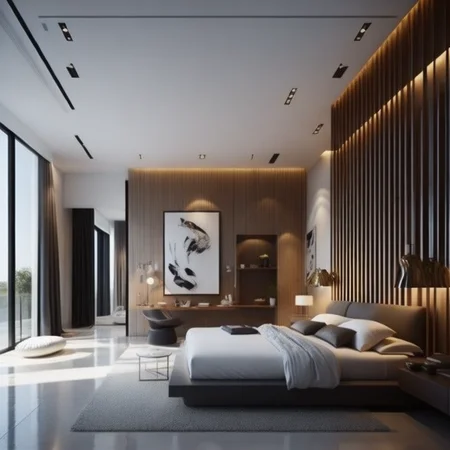 <lyco:contemporarie_style_interior_design_Sa_May:1.0> contemporarie style interior design of bedroom
