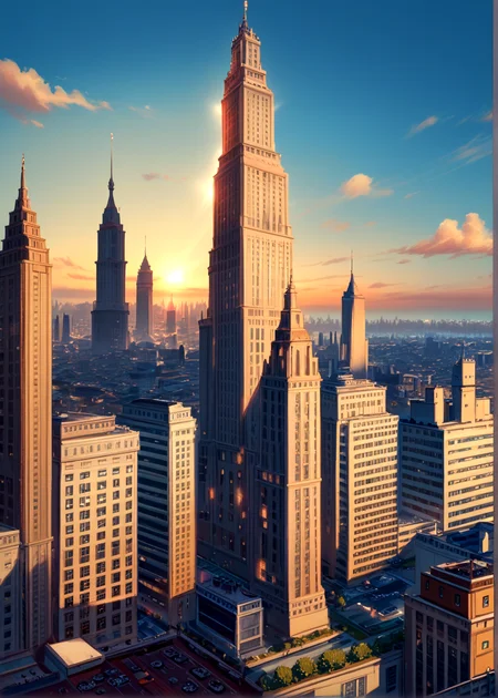 score_9, score_8_up, score_7_up,
<lora:Art_Deco_(Architecture)_(Pony)_(AD):1> Art Deco, scenery, architecture, monumental architecture, building, city, cityscape,
8K, In'ei, chiaroscuro, rim lighting, perfect depth of field shot, ray tracing, beautiful, subsurface scattering, idealized city, wide beautiful boulevards, busy city center, parks and manicured lawn areas, large parks, plazas, detailed fluffy anime clouds, skyscrapers, made out of limestone, art deco windows, photographic realism, art by Thomas Kinkade, soft lighting, soft shading,
BREAK zPDXL, zPDXLxxx, <lora:perfection style:1> <lora:sdxl_lightning_8step_lora:0.5> <lora:SDXLHighDetail_v5:1> <lora:RMSDXL_Creative:0.8> <lora:Pony_DetailV2.0:1> <lora:MeMaXL_V3:0.15> <lora:great_lighting:1>