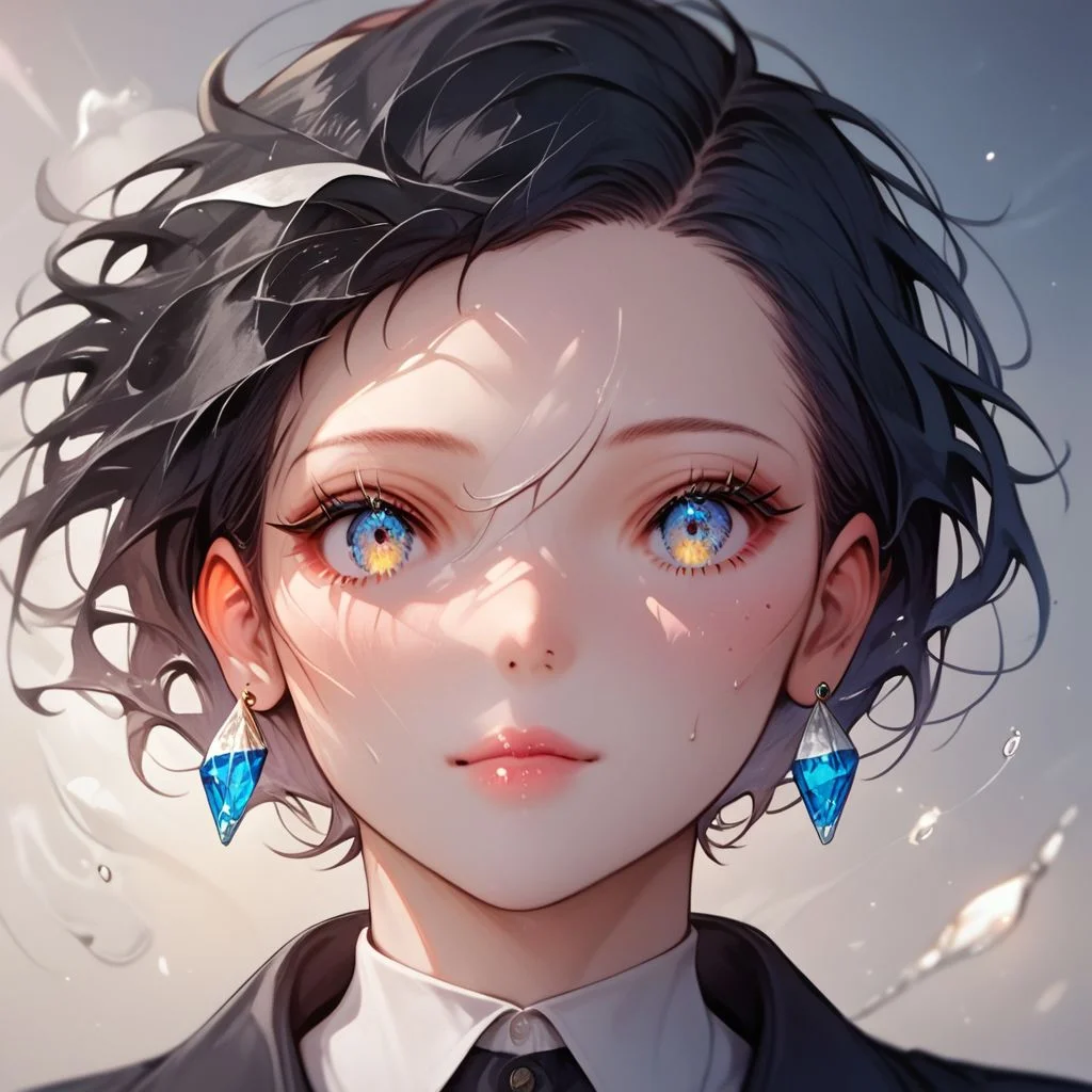 (score_9), (score_8_up), (score_7_up), (score_6_up), (score_5_up), (score_4_up), HD, 10k Res, Gritty, noir, source_anime+, Bright, (Cell Shading), (source_anime)+ (masterpiece), best quality, (expressive eyes), (perfect face)+++. Generate an image of N﷿X