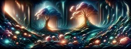 anime, best quality, absurd resolution, intricate detail, (perfect detail features), 8k, UHD, (masterpiece:1.4), high quality, high definition, animation, illustration, highly detailed, highres, extremely detailed, sharp focus, <lora:hyperdenoiser_v090:0.5>, <lora:hyperrefiner_v090:0.5>, <lora:add_detail:0.5>, 4k, absurd resolution, <lora:sd15_lora_beta:1>, luminous lagoon, garden, fluorescent, cave, glowing, bioluminescence, lava, water, light particles, subterranean, vibrant, flora, sparks, <lora:r1ge - AnimeRage:0.2> r1ge, <lora:secret star glow style:0.5>, <lora:opal-style-darquelilly-v1:1> opalstyle, opalescent flowers, <lora:ghublism:0.8> Ghiblism-Ghibli, GhiblismDetailed,  Ghiblismkw, <lora:Ruby_Hued_Sky_Garden:0.8> <lora:Luminescent_Plants:0.8>