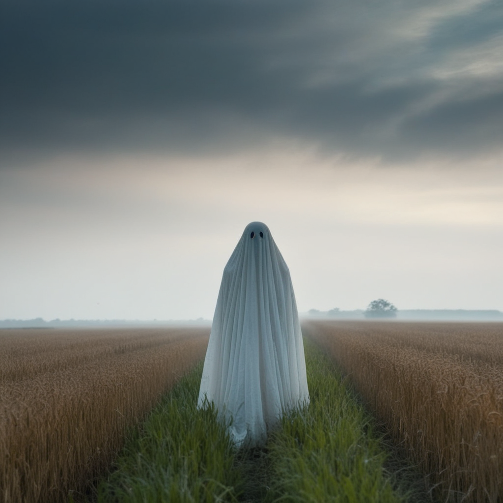 <lora:Kodak Motion Picture Film:1.2>  (Sharp Detailed Image)
Best Cinematography a ghost standing in a field with a sky with a fogy background background Kodak Motion Picture Film Style