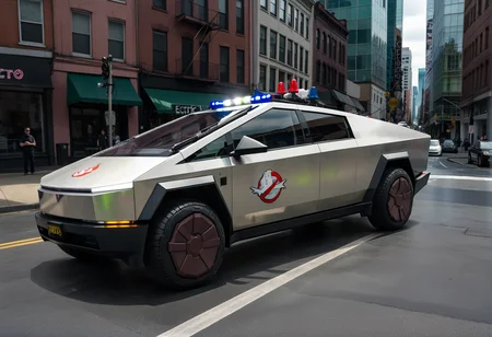 cbrtk car AND ghostbusters, ecto-1 <lora:Object_Cybertruck-SDXL:0.8>