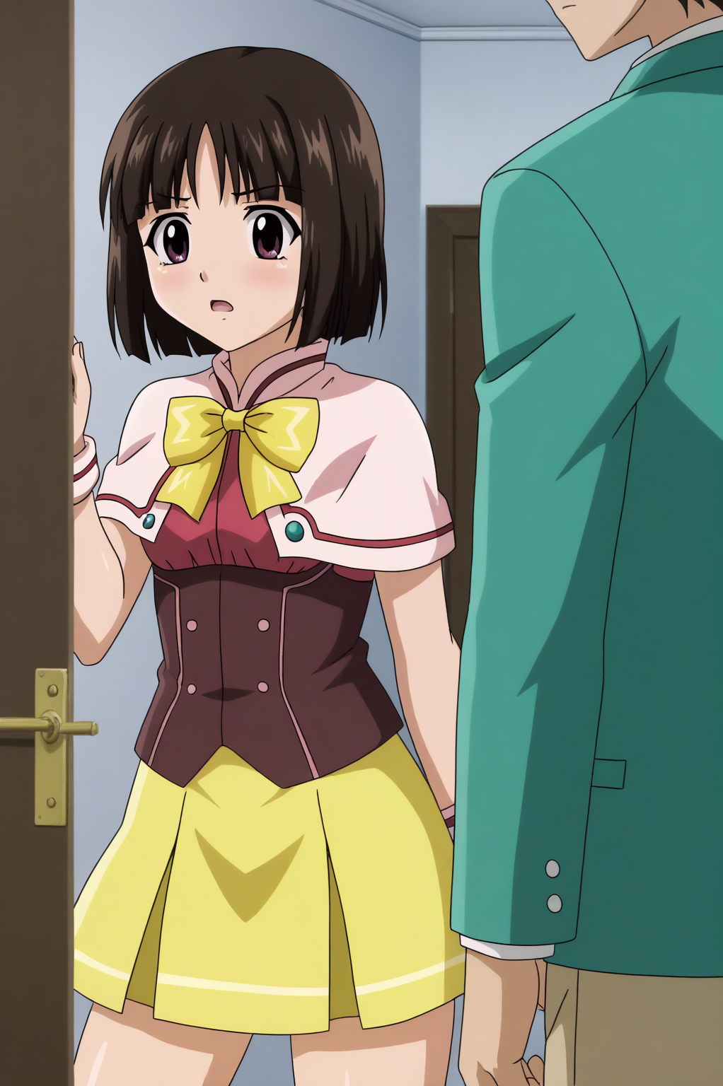 Yukari Sendou,  <lora:RosarioVampire-Yukari_Sendou-PDXL:0.8>