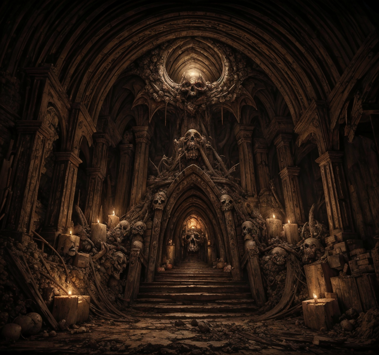 RAW photo, (masterpiece:1.3), subsurface scattering, heavy shadow, (high quality:1.4), (intricate, high detail:1.2), professional photography, HDR, High Dynamic Range, realistic, ultra realistic, photorealistic, high resolution, film photography, ambient lighting, atmospheric effects, <lora:detail_slider_v4:2>, OverallDetail, a sinister underground cellar with wooden coffins, vampire lair, ReDe, (Style-Necromancy:0.5), <lora:RealmsOfTheDead-10:0.7>, darkpriest, <lora:Clothing - Dark Priest:0.5>, epiCPhoto