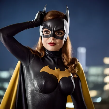 cinematic film still of <lora:Anime_Batgirl:1>
Batgirl a naked breasts cartoon of a woman in a batman costume In Gotham City Universe
<lora:nsfw-xl-2.0:1>, shallow depth of field, vignette, highly detailed, high budget, bokeh, cinemascope, moody, epic, gorgeous, film grain, grainy