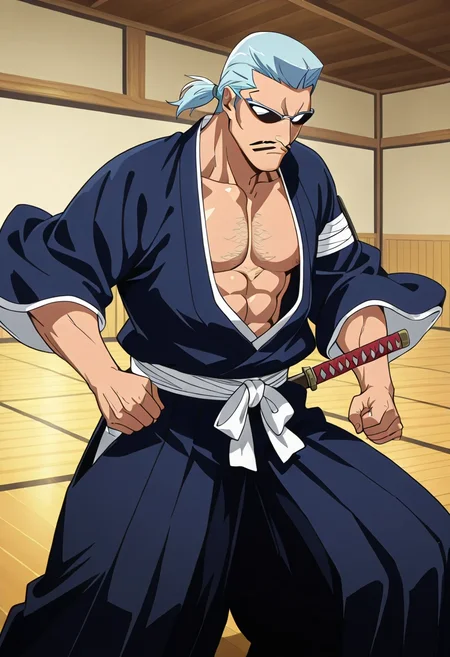 ichimaru tojigetsu bleach battle masters characters male shinigami ao