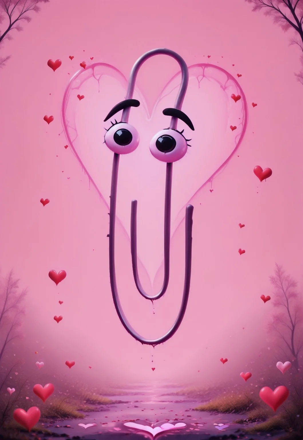 kftlove, masterpiece, best quality, cl1ppy, solo, pokemon (creature), heart