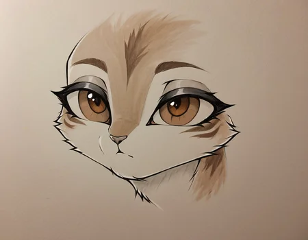 warm, brown eyes with a passionate gleam, Traditional Cartoon, rounded shapes, soft shading, basic textures, nostalgic feel, score_, _rating
