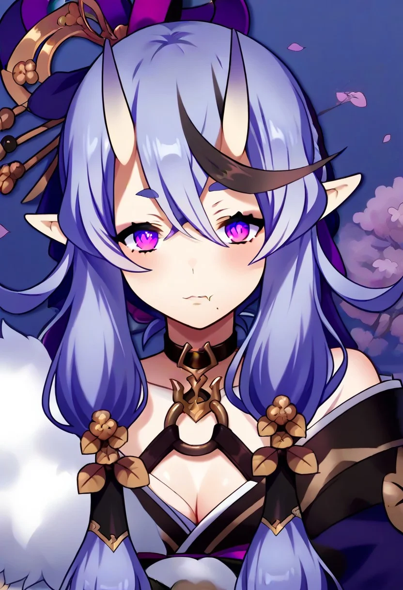 detailed background, posing, shiny skin, <lora:rindou.il:1>, rindou, purple eyes,