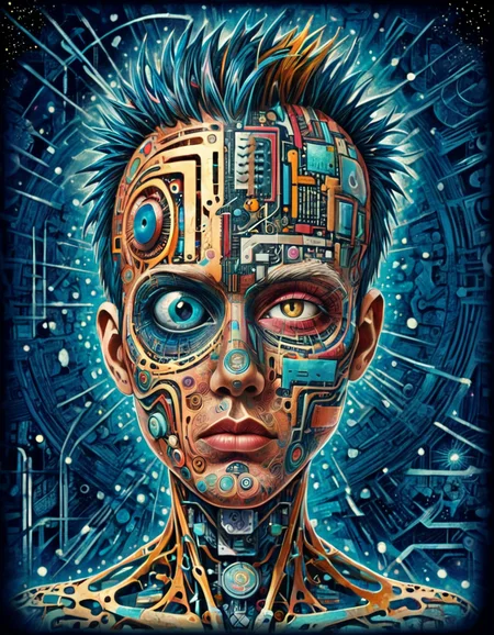 ral-semiconductor, ral-dissolve, x-ray, deconstructed, abstract, surreal, mixed media, collage, outsider-art, avant-garde, punk style, Vector Art, 1920'S wabi-sabi (Male Sculptor:1.3) , Galactic archives, Fall, Very wide view, Fine art, Post-Punk, overly complex style, pixiv, asymmetrical, fashionable, <lora:ral-semiconductor:0.25> <lora:DeconDada2:0.85> <lora:ral-dissolve-sdxl:0.35>, lush, radiant, fantastic aesthetic, detailed, beautiful detailed supreme quality color intricate