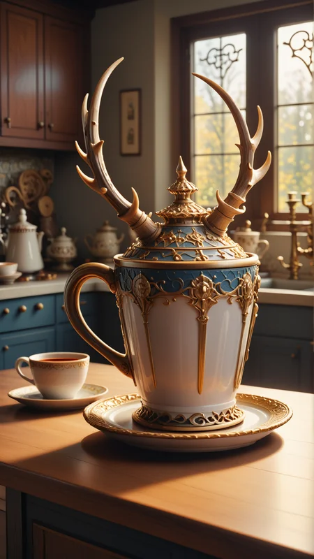 <lora:HornyfierPDXL:1>Hornyfier decorative cup, (Masterpiece:1.3) (best quality:1.2) (high quality:1.1)