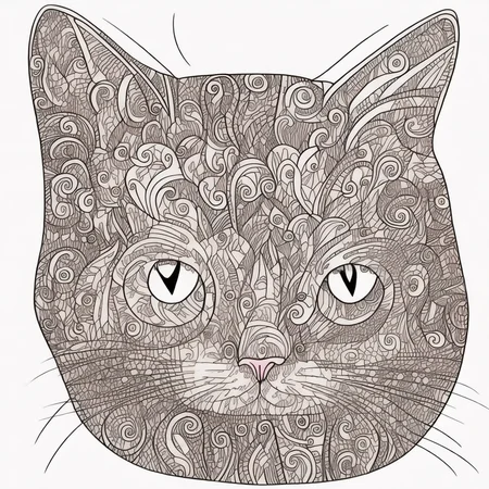 <lyco:Doodle_Sa_May :1.0> cat by doodle style