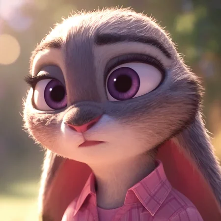 <lora:judyhopps-v3-Yiffy:0.8> judyhopps, judyfrm, pink shirt, solo, portrait, depth of field, bokeh, BREAK best quality, high quality, masterpiece