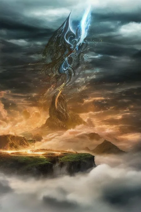 masterpiece, highly detailed, cinematic, medium shot, three-quarter perspective, depth of field, highly detailed face and body, intricate detail, cinematic shot, award-winning photography, 8K, UHD, HDR. JuggernautNegative,beautiful face and perfect eyes, Close-up face, happy, mysterious 
An image depicting the four earthly elements - fire, water, earth and air - intertwined in a harmonious whole, depicted with symbolic figures:
Fire: A fiery phoenix stretched in the sky, with brightly burning feathers, symbolizing rebirth, transformation and spiritual power.
Water: The mighty Neptune rising from the waves of the sea, holding a trident, symbolizing fertility, emotions and the depth of the subconscious.
Earth: A gigantic stone giant, firmly planted on the ground, with a wise face and penetrating eyes, symbolizing stability, strength and connection with nature.
Air: An ethereal angel soaring among the clouds, wings outstretched, symbolizing freedom, inspiration, and a spiritual connection with the higher.
composition:
The four figures are arranged in a dynamic composition,
Colors and light should be used to emphasize contrast and dynamics between elements.
Additional details:
You can add landscape elements such as mountains, forests, rivers or clouds to enrich the image.
 to use symbols to represent more abstract ideas such as balance, the cycle of life or unity.
style fantastic, realistic.