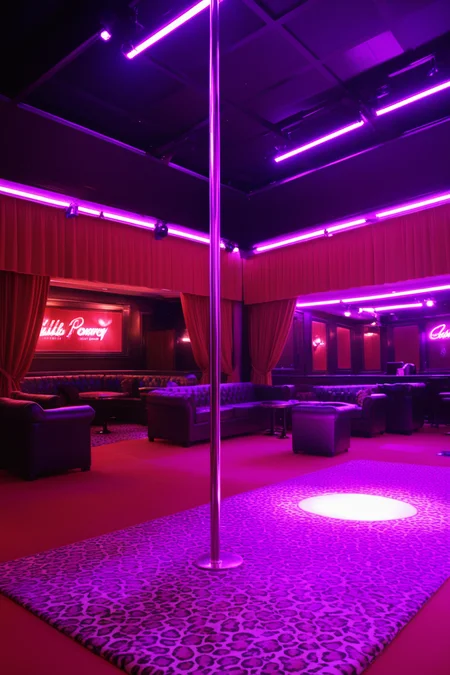 score_9,score_8_up,score_7_up,
neon_lights,indoors,
indoor,
((stripper pole)),curtains,table,lamp,(((stripclubpony1))),club,(strip club),red theme,neon lights,ceiling light,stripper stage,
((neon stage)),
indoors,night,
((stage)),carpet,
indoors,table,chair,red chair, leopard print carpet,
(no humans),,<lora:stripclub PONY:0.6>