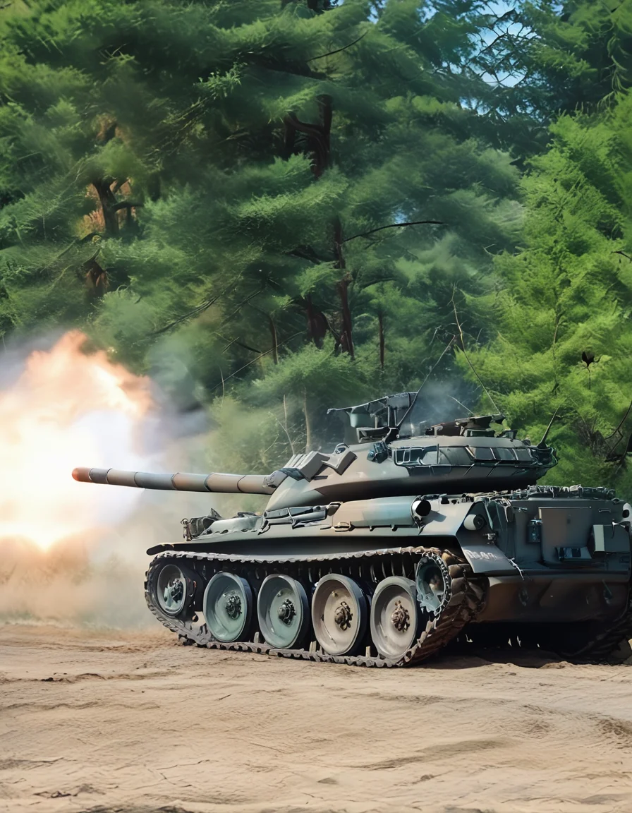 score_9, score_8_up, score_7_up, source_real,realistic, photorealistic, BREAK <lora:detailed_notrigger:1> <lora:zy_Detailed_Backgrounds_v1:1> extremely detailed, detailed background,
Type74MBT, motor vehicle, tank, military vehicle, no humans, ground vehicle, military, caterpillar tracks, vehicle focus, outdoors, day, weapon, machine gun, tree, forest, sky, gun, nature <lora:BDpony_Type74MBT_V1-13770:1>,