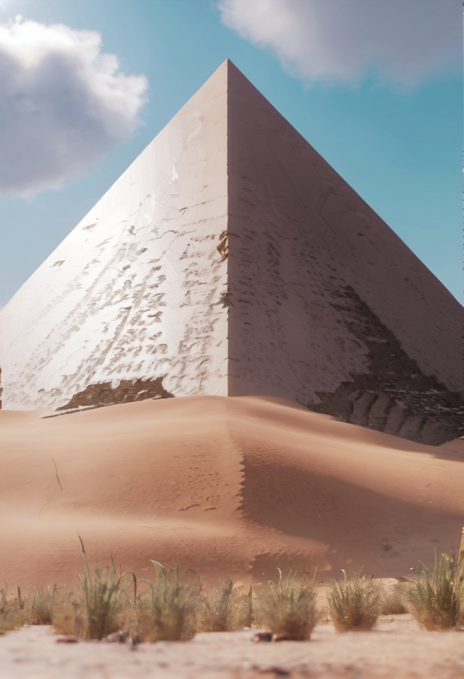 ,ruanyi0961,desert,outdoors,pyramid,<lora:0961 pyramid_v1_pony:1>, score_9, score_8_up, score_7_up, score_6_up, score_9, score_8_up, score_7_up, score_6_up source_anime, blush, 1girl, seduce smile, perfect body , natural huge breasts