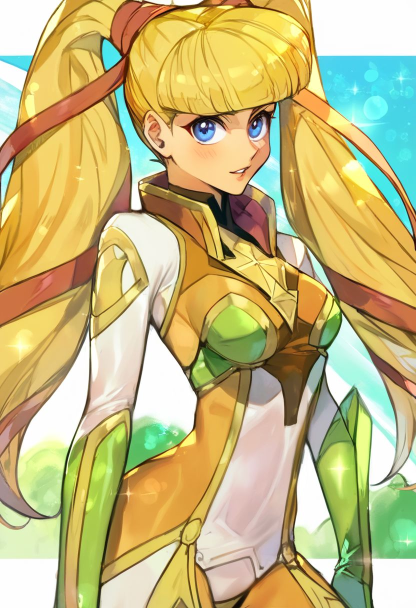 Stellar Blade Skin Suits , score_9, score_8_up, score_7_up, score_6_up, score_5_up, score_4_up, rating_questionable, , source_anime, digital illustration, pixiv, fanbox, uncensored, , BREAK, official art, 1girl, solo, monica kruszewski, blonde hair, blue eyes, hair ribbon, medium breasts, twintails, ribbon, Seductive Eyes, skinbodysuit, bodysuit, outdoors, blush, cowboy shot, looking at viewer, <lora:Monica_Kruszewski_Pony-000009:1>,  <lora:skinbodysuit e3-000009:0.75>, ng_deepnegative_v1_75t, easynegative, OverallDetail