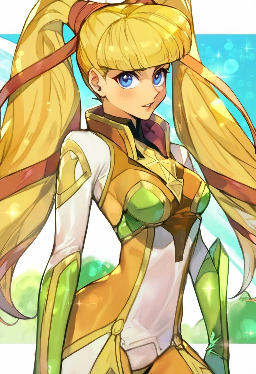 Stellar Blade Skin Suits , score_9, score_8_up, score_7_up, score_6_up, score_5_up, score_4_up, rating_questionable, , source_anime, digital illustration, pixiv, fanbox, uncensored, , BREAK, official art, 1girl, solo, monica kruszewski, blonde hair, blue eyes, hair ribbon, medium breasts, twintails, ribbon, Seductive Eyes, skinbodysuit, bodysuit, outdoors, blush, cowboy shot, looking at viewer, <lora:Monica_Kruszewski_Pony-000009:1>, <lora:skinbodysuit e3-000009:0.75>, ng_deepnegative_v1_75t, easynegative, OverallDetail