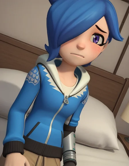 score_9, score_8_up, score_7_up, source_anime,
turboartificialrapidintelligence, <lora:turbo-artificial-rapid-intelligence-ponyxl-lora-nochekaiser:1>,
turbo artificial rapid intelligence, blue hair,hair over one eye, purple eyes, 3d,
hood, hoodie,
indoors, bed, bed room, on side, blush, drunk,
looking at viewer, cowboy shot, dutch angle, solo,