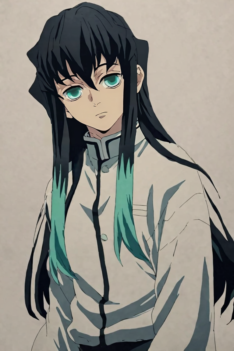 score_9, score_8_up, score_7_up, score_6_up, score_5_up, score_4_up, BREAK source_anime, anime screencap, anime coloring, , , , , 1boy, solo, male focus, <lora:muichirou_tokitou_pony:0.92>, muichirou_tokitou, black hair, aqua eyes, long hair, bangs, aqua hair, multicolored hair, hair between eyes, sidelocks, two-tone hair, , , The Tower of Oblivion: A stronghold where forgotten secrets and dark magic are hidden, , <lora:sdxl_lightning_8step_lora:1>