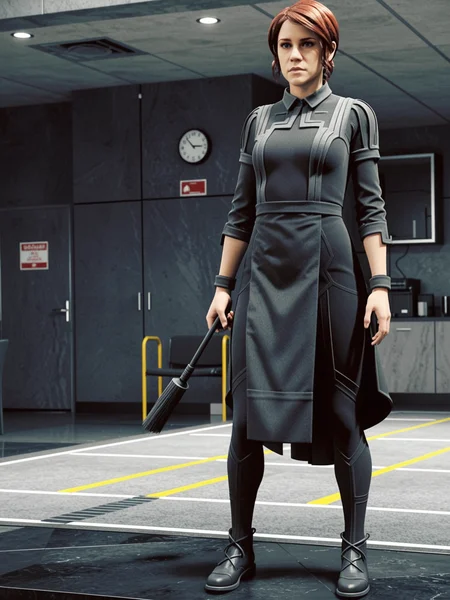<lora:dmd2_sdxl_4step_lora_fp16:1>solo,solo focus,dark office,lonely,no humans,3d,
<lora:Jasse_Faden_v6_biglust:0.95>woman,jasfdn face,jas hair,clothed,
[asynch:maid:0.35] outfit,full body