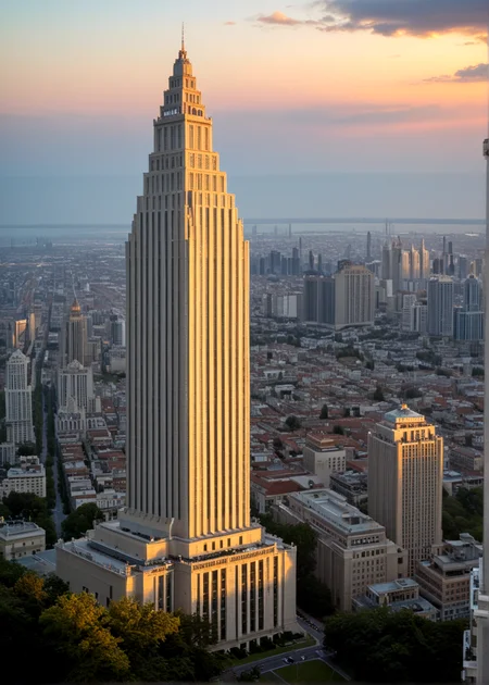 score_9, score_8_up, score_7_up,
<lora:Art_Deco_(Architecture)_(Pony)_(AD):1> Art Deco, scenery, architecture, monumental architecture, building, city, cityscape,
8K, In'ei, chiaroscuro, rim lighting, perfect depth of field shot, ray tracing, beautiful, subsurface scattering, idealized city, wide beautiful boulevards, busy city center, parks and manicured lawn areas, large parks, plazas, detailed fluffy anime clouds, skyscrapers, made out of limestone, art deco windows, photographic realism, art by Thomas Kinkade, soft lighting, soft shading,
BREAK zPDXL, zPDXLxxx, <lora:perfection style:1> <lora:sdxl_lightning_8step_lora:0.5> <lora:SDXLHighDetail_v5:1> <lora:RMSDXL_Creative:0.8> <lora:Pony_DetailV2.0:1> <lora:MeMaXL_V3:0.15> <lora:great_lighting:1>