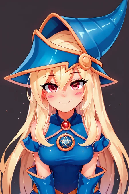 score_9, score_8_up, score_8, large breasts, (curvy), cute, eyelashes, ,,, , ,,, zzPrismagicCitronOC, hair between eyes, red eyes, blonde hair, long hair, blue headwear, wizard hat, bare shoulders, detached sleeves, pentacle, dress, blush stickers, <lora:Prismagic_CitronOC_PDXL:0.8>, ,,,, BREAK, looking at viewer, ,,, smile, upper body, leaning forward, head tilt, ,,, embedding:zPDXL, Expressiveh, ,,, <lora:theButcherXPDXL:0.8>, <lora:CatalystStylePDXL:0.6>, <lora:SDXLFaeTastic2400:0.5>, <lora:Expressive_H-000001:0.4>,