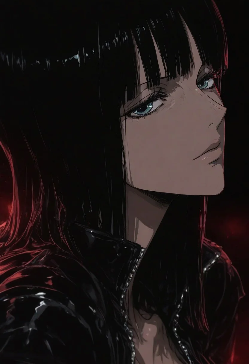 masterpiece, best quality, dark theme,
1girl, solo, nico robin,
close up,