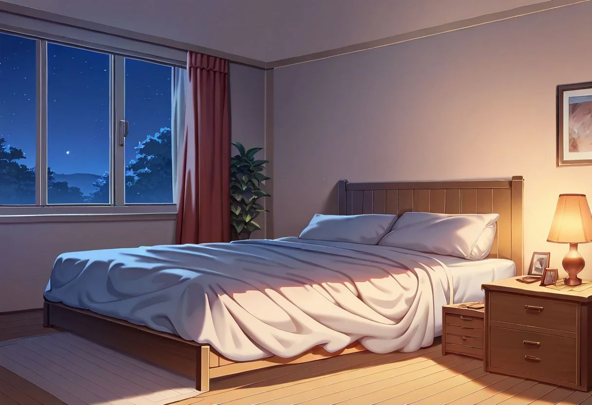 score_9, score_8_up, score_7_up, score_6_up, score_5_up, zero pictured, bedroom, night, nighttime, vnbg, (modern_bg)