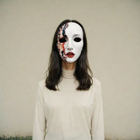 My head is slicing into enigmatic sections, and my primary symptom is that I have no face, but I must see