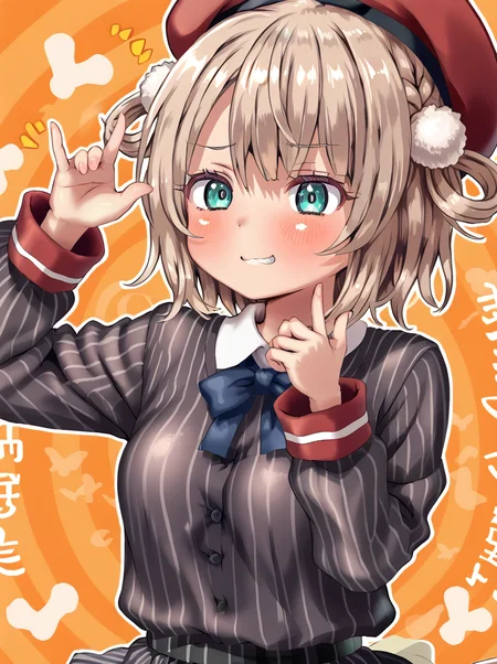 detailed background, shiny skin, rating safe,
<lora:atahuta.pony:1.0>,
atahuta, shigure, 
clothed girl, upper body,