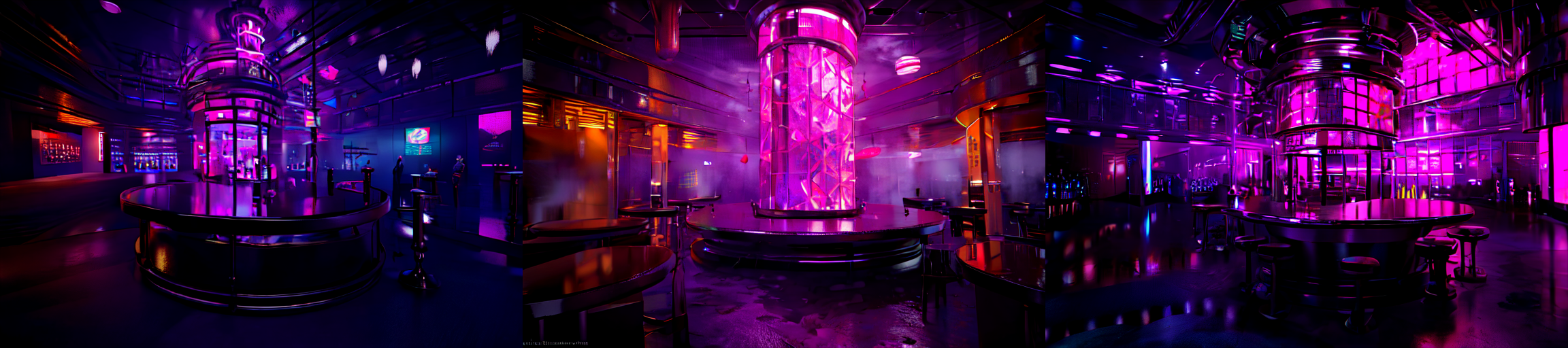 highly insanely detailed, masterpiece, top quality, best quality, highres, 4k, 8k, RAW photo, (very aesthetic, beautiful and aesthetic), 
__lazy-wildcards/subject/env-bg-interior/cyberpunk_club/prompts__, 
<lora:Cyberpunk_Club:1>, 
(1girl:1.3), 1other, 
__lazy-wildcards/dataset/background__,âââ