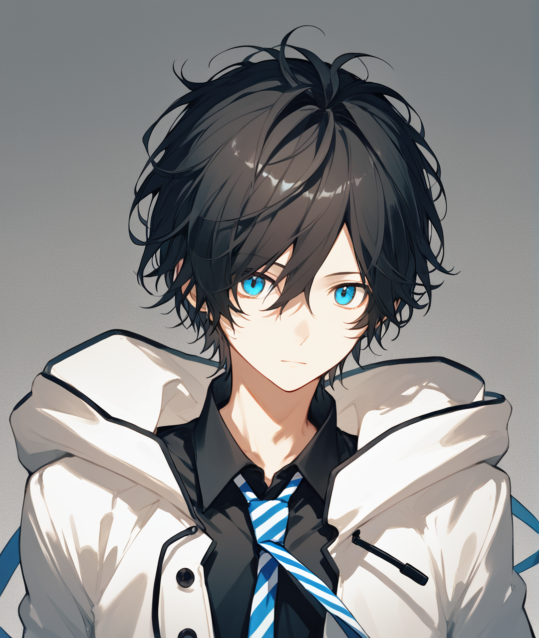 score_9, score_8_up, score_7_up, source_anime,  BREAK
masterpiece, best quality,
1boy, solo, ds2 protagonist, black hair, short hair, blue eyes,
white jacket, hooded jacket, black shirt, striped necktie
(masterpiece, best quality:1), upper body
<lora:ds2_protagonist.pdxl-00008:1>
