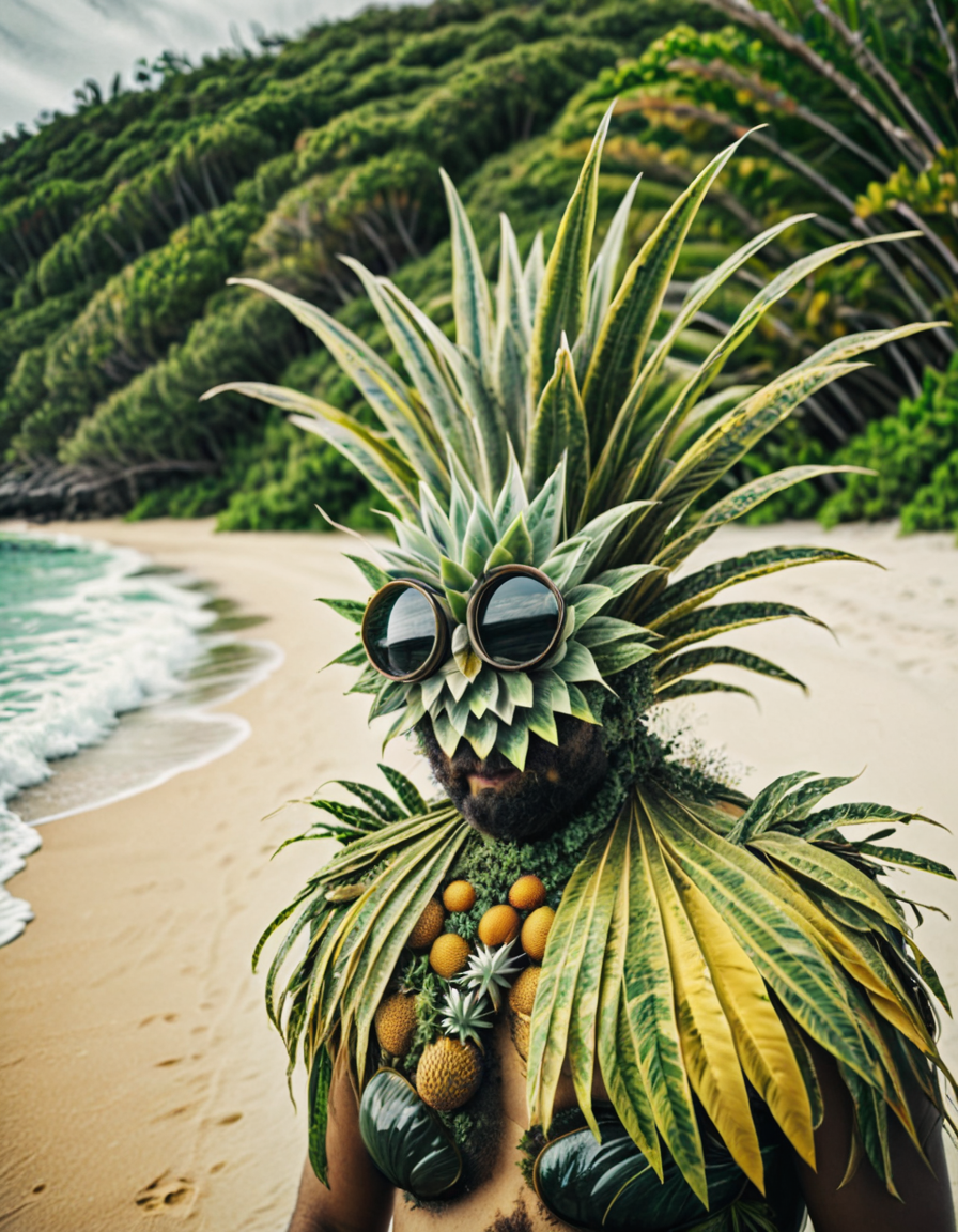 photograph plantpeoplelora, portrait, beach, 50mm . cinematic 4k epic detailed 4k epic detailed photograph shot on kodak detailed cinematic hbo dark moody, 35mm photo, grainy, vignette, vintage, Kodachrome, Lomography, stained, highly detailed, found footage