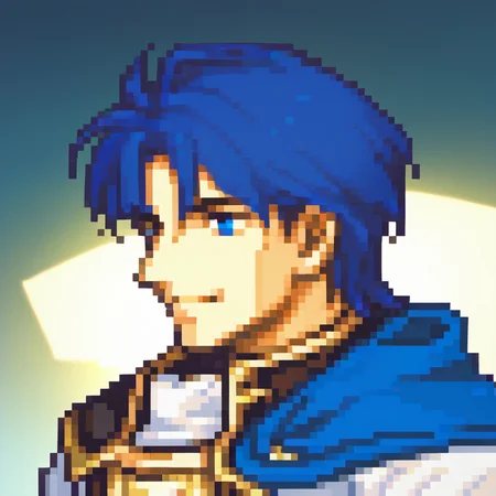 score_9, score_8_up, score_7_up, source_anime, BREAK, solo, 1boy, smile, looking at viewer, <lora:Sigurd-pdxl_Fp:1>, sigurdfe4, blue eyes, blue hair, short hair, white coat, collar, armor, blue cape, long sleeves, <lora:zs_FEGBAPortraitsXL:1>, fegbaportraits, portrait, white background,