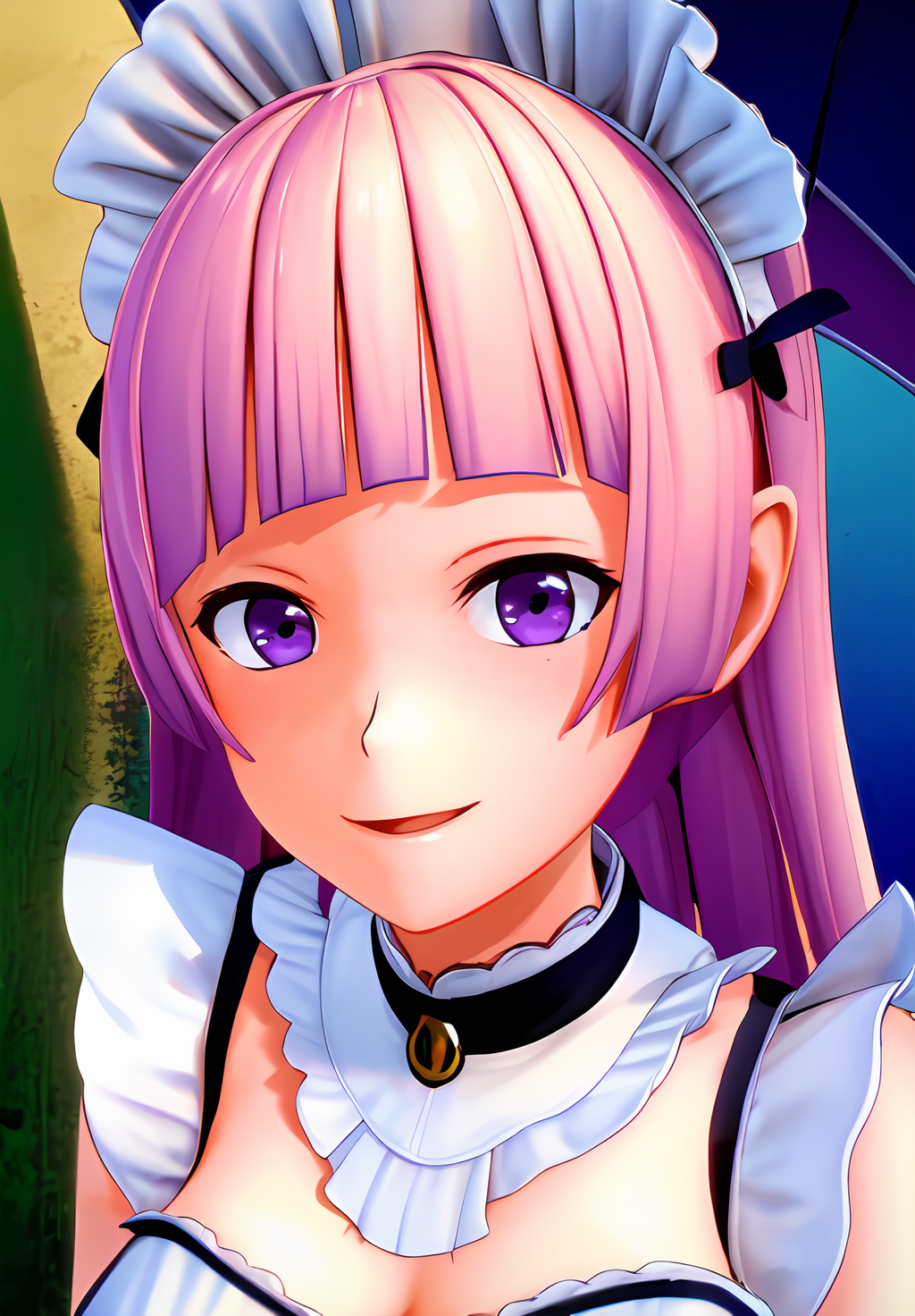 (Photo:1.3), highdetail, <lora:Sheila:0.8>, Sheila, 1girl, solo, smile, maid,, (masterpiece, best quality, absurdres, detailed, ultra-detailed:1.3), (high details, 8k:1.3)