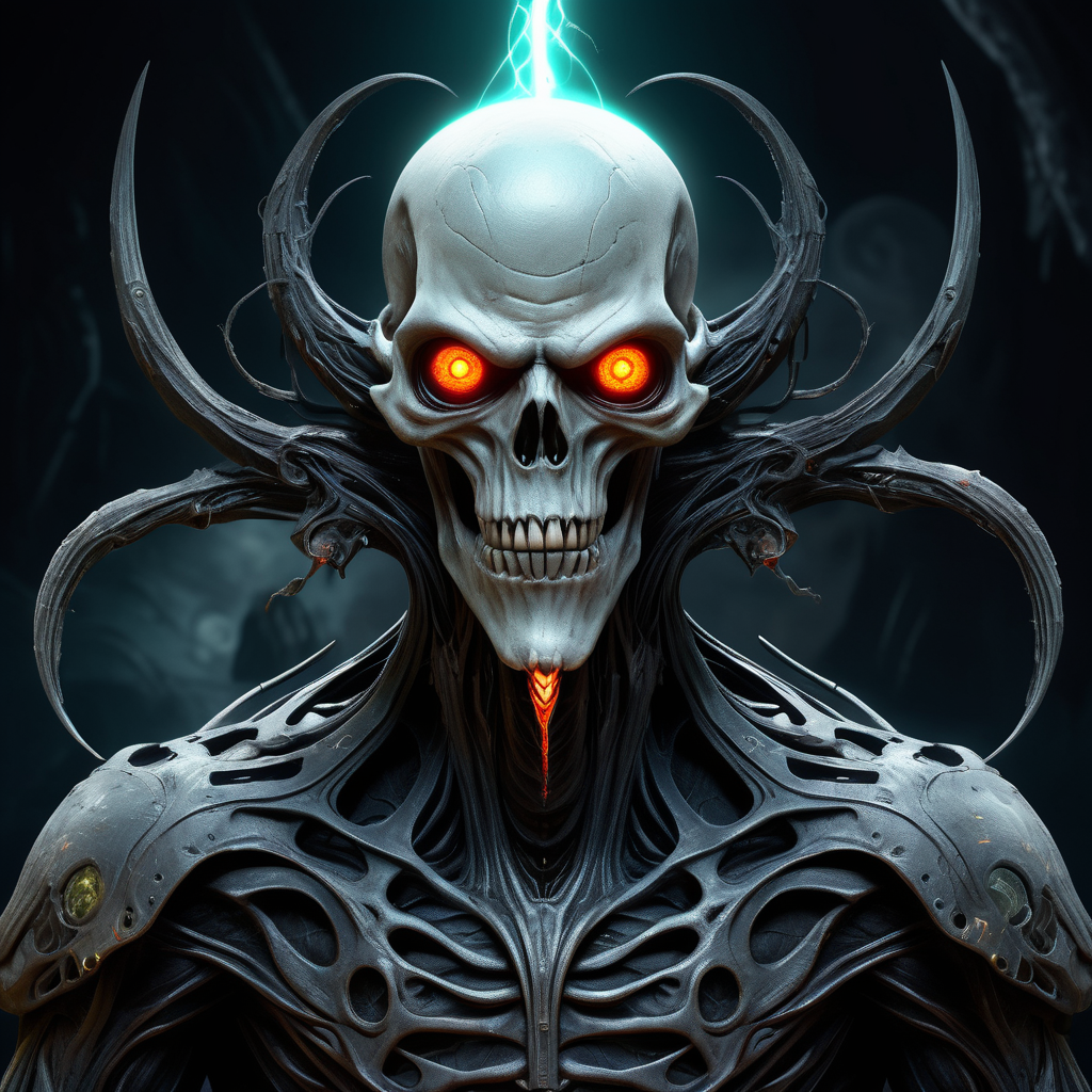 ((best quality)), ((masterpiece)), ((realistic,digital art)), (hyper detailed), Biopunk of Energy vampires- Eerie, shadowy figures with glowing eyes and tendrils that siphon energy. , Space relic restorer, Fervent