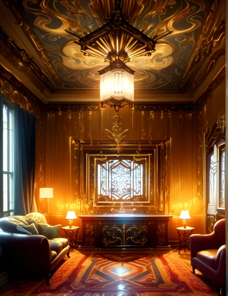 score_9, score_8_up, score_7_up,
<lora:Art_Deco_Interior_(Architecture)_(Pony)_(AD):1> art deco, interior, architecture, interior design, marble, limestone, intricately designed (windows, doors, metals doors, ceiling, lamp, lighting, chandelier, metal wall panels, wood wall panels, ceiling panels, ), penthouse, living room, dining room, bathroom, office, bedroom, large window, fireplace, coffered ceiling, luxury,
8K, In'ei, chiaroscuro, rim lighting, perfect depth of field shot, ray tracing, 8K CGI render, beautiful, subsurface scattering, detailed fluffy anime clouds, photographic realism, soft lighting, soft shading, art by Thomas Kinkade,
BREAK zPDXL, zPDXLxxx, <lora:wowifierXL:0.2> art by mooncryptowow <lora:sdxl_lightning_8step_lora:0.4> <lora:detailed_notrigger:0.5>