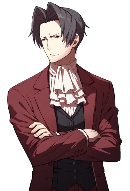 score_9, score_8_up, score_7_up, source_anime, solo, <lora:zs_AwakeningPortraitsXL:1> awakeningportraits, portraits, white background ADDCOMM
1boy, crossed arms, expressionless, closed mouth, <lora:miles_edgeworth_pony:1> miles edgeworth, red blazer, open blazer, black vest, white ascot, red pants