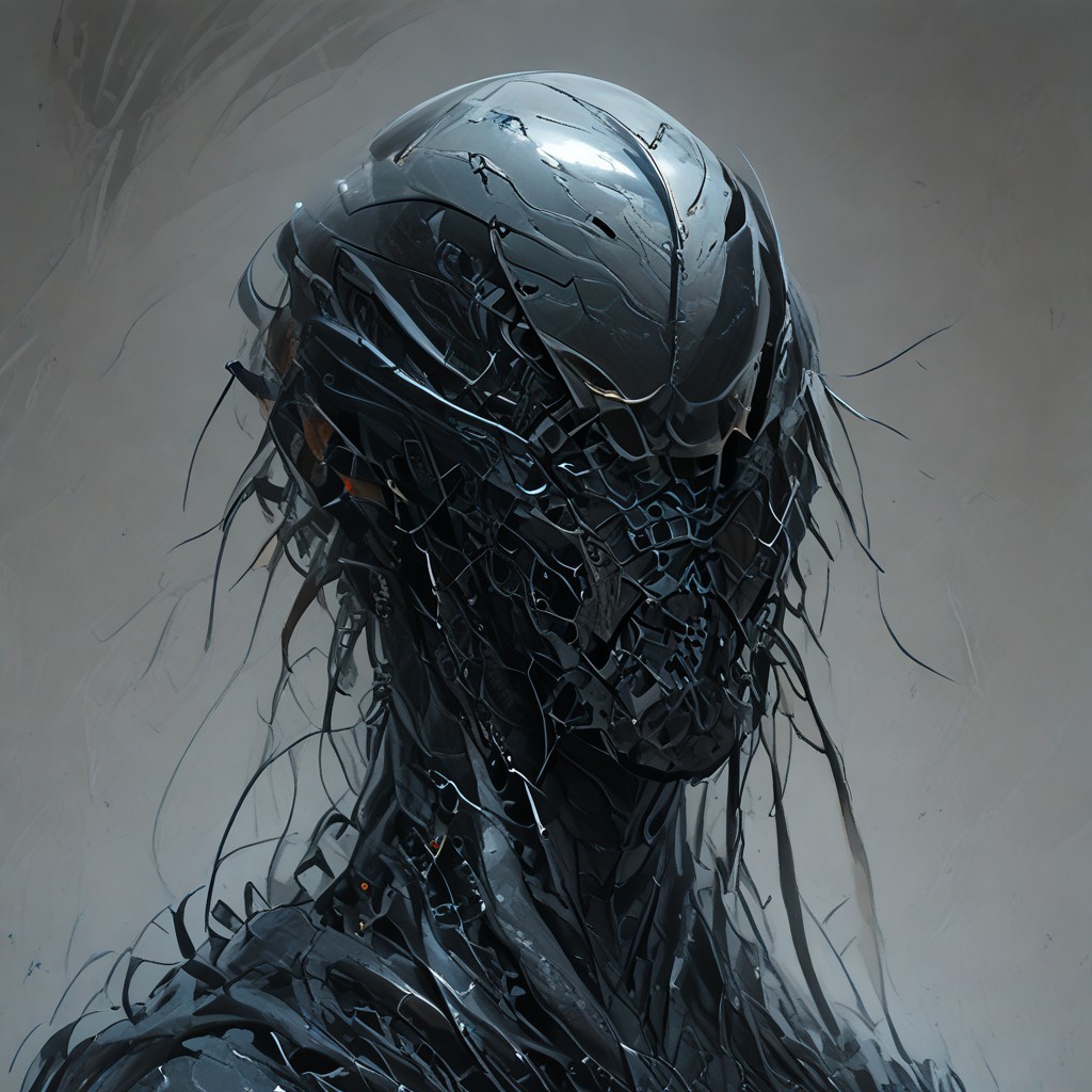 score_9, score_8_up, score_7_up, best quality, robot man, solo, mcnm, tactical helmet, teeth parts, yellow Streamlined tactical armor, armor made of snake scales, snake scales,
snake_hybrid, snake scale patterned, standing, complementary color background, mix of colors psychedelic background,SCLPT, sculpture style,realistic,snake_hybrid.marble skin,armor made of snake scales