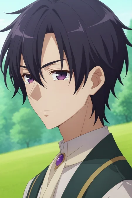 score_9, score_8_up, score_7_up, source_anime, rating_safe, intricate details, anime screencap, anime coloring, official style, looking at viewer, depth of field, 1boy, solo, male focus, <lora:nicol_ascart_pony:0.8>, nicol_ascart, black hair, purple eyes, short hair, hair between eyes, from side, venice, gondola ride, day, sunny, spread arms, tearing up, , <lora:sdxl_lightning_8step_lora:1>