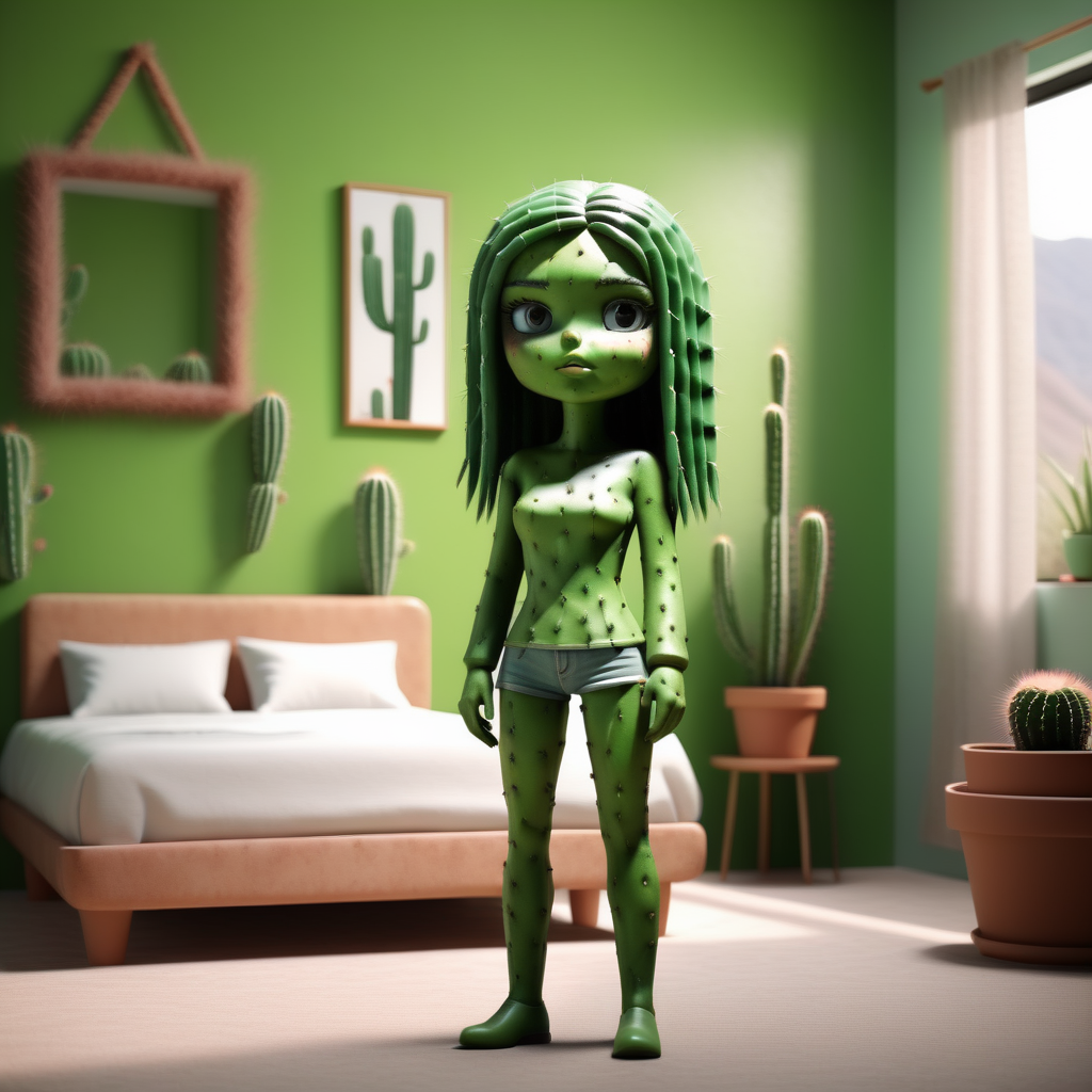 Cactexa girl in bedroom<lora:Cactexa:0.8>