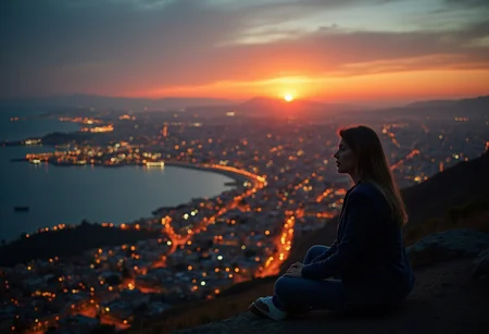 When the lights go down in the city and the Sun shines down on the Bay. She wants to be there in her city.