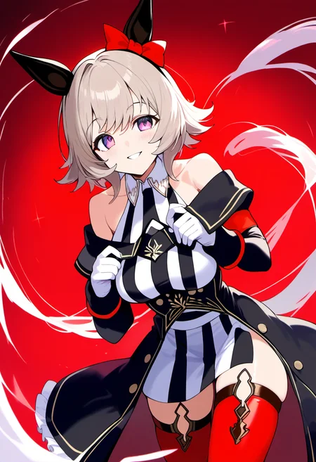 , score_9, score_8_up, score_7_up, score_6_up, source anime, curren chan \(umamusume\), <lora:curren_pony_v1:1>, currenC , seductive smile,