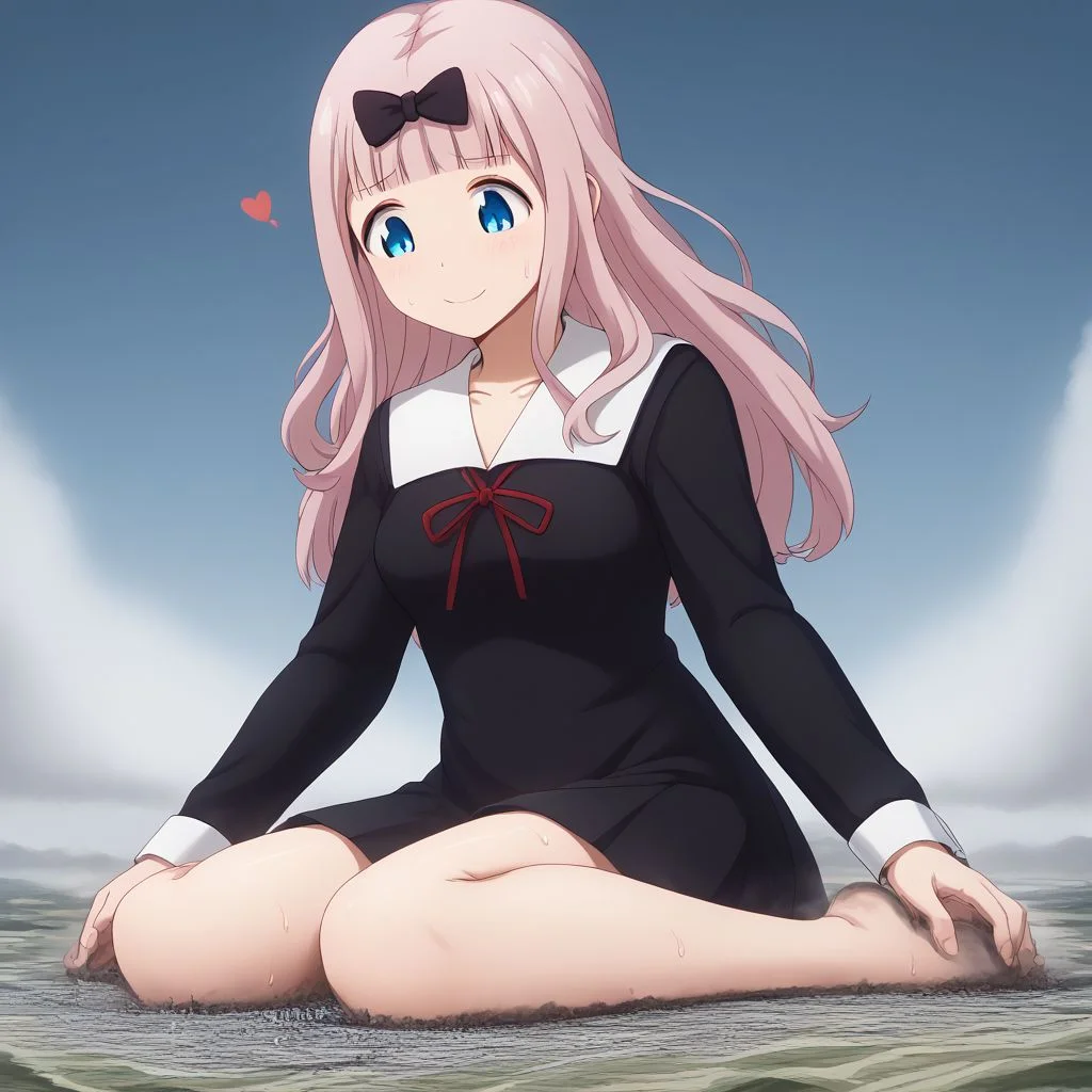 score_9, score_8_up, score_7_up, score_6_up, macro, giga macro, giantess,( 1girl:1.5), solo, solo focus,
(chika fujiwara, long hair, bangs, blue eyes, bow, pink hair, hair bow, blunt bangs, black bow, long sleeves, dress, ribbon, school uniform, collarbone, black dress, sailor collar, white sailor collar, red ribbon, neck ribbon, shuuchiin academy school uniform, bare legs, barefoot, looking down, sweating:1.3),
(cute female, love:1.5), (shy:1.2), (smile:1.2), blushing, happy, 1girl, perfect feet, feet, looking down, long fingernails, long toenails, (sweat, sweaty, very sweaty:1.5), (dirty feet, floating hearts:1.3),
extreme detail, realistic, realism, masterpiece, perfect lighting, bloom, cinematic lighting, highres, (ultra realistic, 32k, masterpiece:1.2), (high detailed skin:1.1), (high quality:1.1), bokeh, luminescent background, foreshortening, depth of field,
sunny blue sky background, destruction, landscape dwarfing, cities, landscape, mass destruction, trail of destruction,