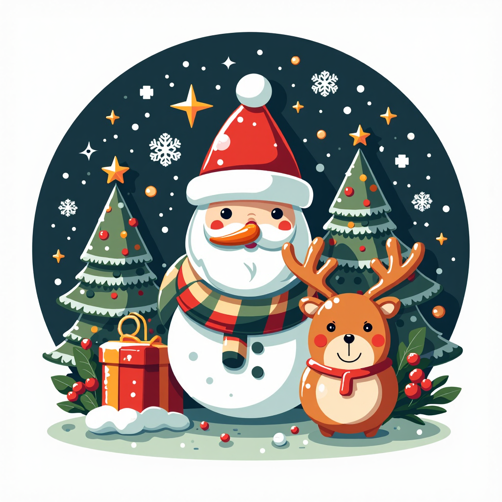 A christmas themed graphic of a Nesting
<lora:ChristmasIconsFlux-step01000:0.9>